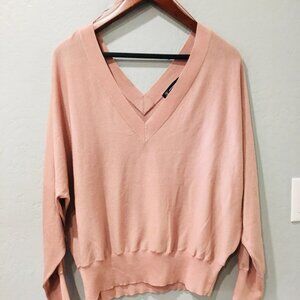 Dolman sleeve pink pullover
